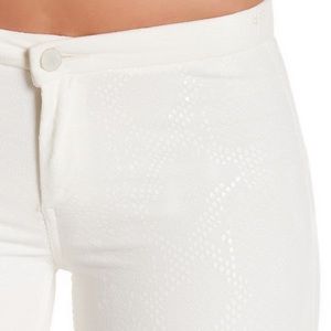 French Connection Cobra Foil Print Jeans in White